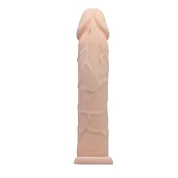 Насадка на пеніс Pretty Love Penis Sleeve Flesh 7" 18 см тілесний - мініатюра 2