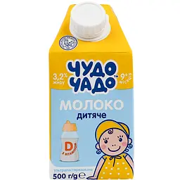 Молоко Чудо-чадо для дітей 3.2% 500 г - мініатюра 2