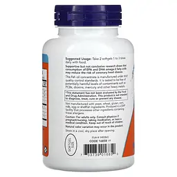 Жирні кислоти NOW Omega-3 Mini Gels, 180 капсул - мініатюра 3