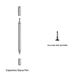 Стилус Baseus Golden Cudgel Capacitive (ACPCL-0S) Silver [65942] - мініатюра 9