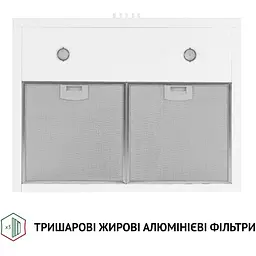 Витяжка купольна Perfelli K 6402 WH 850 LED - мініатюра 4