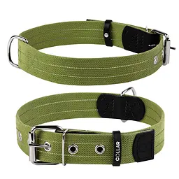 Нашийник для собак бавовняна тасьма CoLLaR Брезент (ширина 20мм довжина 31-41см)