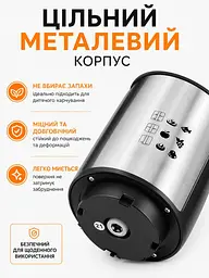 Кухонний комбайн-подрібнювач 2 л 1000 Вт з чашею з нержавіючої сталі, сріблястий (49675883) - мініатюра 6