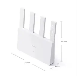 Wi-Fi роутер Xiaomi AX3000E 2 діапазонний 2.4 + 5 GHz 574 +2402 Мбіт/сек - мініатюра 4