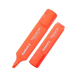 Маркер Axent Highlighter 2537-A, 1-5 мм клиноп. помаранчевий (2537-12-A)