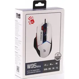Мишка A4Tech Bloody W95 Ultra USB White/Black (4711421002325) - мініатюра 9
