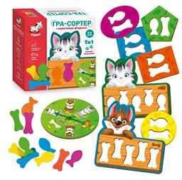 Гра-сортер Vladi Toys Нагодуй пухнастиків (ZB2002-07) - мініатюра 2
