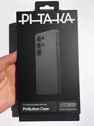 Чохол протиударний Pitaka PinButton Case MagSafe для Samsung Galaxy S25 Ultra (S938) Black-Grey PBS2501U - мініатюра 2