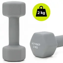 Набір гантелей вінілових Actiget 1, 2, 3 кг зі стійкою ACT0169 - мініатюра 5