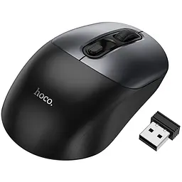 Миша Hoco GM28 2.4G Black / Metal gray - мініатюра 2