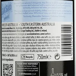 Вино Jam Shed Shiraz червоне напівсухе 0.75 л - мініатюра 6