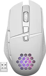 Мишка Defender Glory GM-514, ігрова, бездротова 3200dpi., 6кн., LED біла