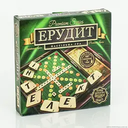 Гра настільна Ерудит ВЕЛ PREMIUM 6355 укр. і рос. мовами