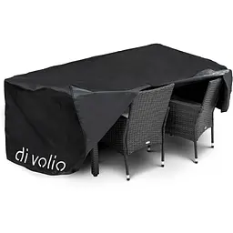 Садові меблі Di Volio VERONA 6+1 чорна - мініатюра 2