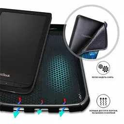 Чохол до електронної книги AirOn Premium для PocketBook 616/627/632 picture 1 (6946795850180) - мініатюра 6