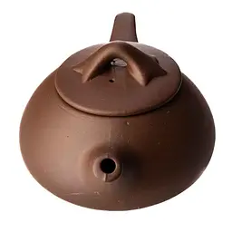 Ісинський чайник Трирогий з печі, 190 мл - Рудий - мініатюра 9