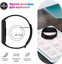Ремінець ArmorStandart для Xiaomi Smart Band 8 / 9 / 10 Midnight Blue [ARM68020] [91462] - мініатюра 4