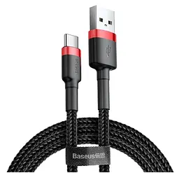 Кабель Baseus cafule Cable USB For Micro 2A 3m Red+Black