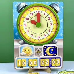 Розвиваюча гра Годинник - Вчимо час (ПСД279) PSD279 - мініатюра 6