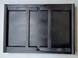 Складаний кавовий столик для сніданку в ліжко чорний 42×28×17 см №3 - мініатюра 8