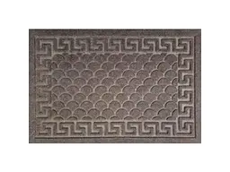Коврик 45х75см с тиснением №2 Velour Dark brown BONA DOMUS (арт. 1251362)