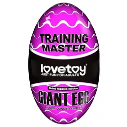 Мастурбатор Traning Master Giant Egg Masturbator Purple