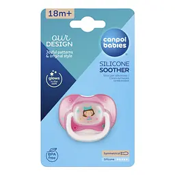 Пустушка Canpol babies Toys силіконова симетрична 18+ місяців в асортименті (23/293) - мініатюра 9
