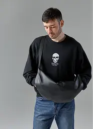 Чоловіча жіноча Sambag HOBO BAG-GLOVE Чорна 30 х 13 х 8 см (53400001m) - мініатюра 2