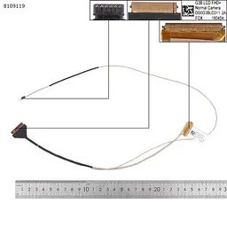 Шлейф матриці для HP 17-AN TPN-Q195 series, (eDP 30pin, DD0G3BLC011, DD0G3BLC111, Original)