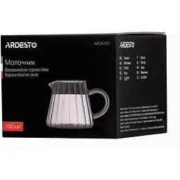 Молочник Ardesto з боросилікатного скла 200 мл (AR2620C) - мініатюра 3