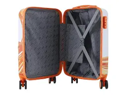 Валіза Semi Line 20 S White/Orange Print (T5655-1) - мініатюра 2