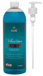 Охолоджувальний лубрикант Amor Vibratissimo Cooling Blue, 1000 мл