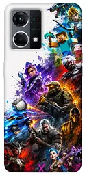 TPU чохол Demsky Gameverse для Oppo Reno 7 4G