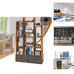 Стелаж Costway Drawer в стилі Loft - мініатюра 12