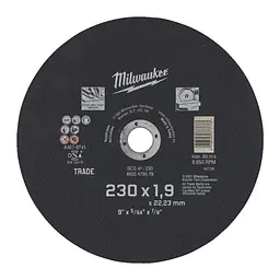 Диск відрізний для металу MILWAUKEE Trade, SCS 41/230x1,9, діаметр 230мм