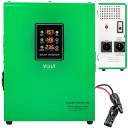 Сонячний інвертор перетворювач Volt Polska MPPT Green Boost 3000 (120-350VDC) 3 кВт - мініатюра 2