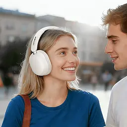 Гарнітура Acefast H12 Hybrid ANC, Bluetooth, White - мініатюра 4