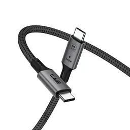 Дата кабель USB-C to USB-C 1.0m USB4 40Gbps 240W 8K60Hz black Armorstandart (ARM81921) - мініатюра 6