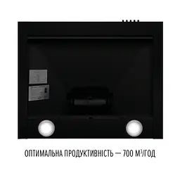 Витяжка купольна PERFELLI COSTA 6HM NERO - мініатюра 6