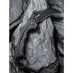 Ніж складаний кишеньковий Civivi Incisor II, (5.1 см) Nitro-V / Aluminum чорний - мініатюра 10