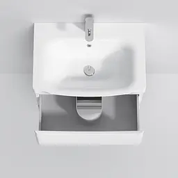 Тумба підвісна AM.PM Like 65 см з умивальником (M80-FHX0652-WC0652-38) - мініатюра 5