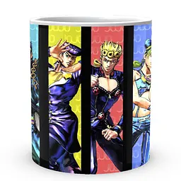 Кухоль GeekLand Неймовірні пригоди ДжоДжо JoJo's Bizarre Adventure Головні герої JJ 02.409 330 мл білий - мініатюра 2