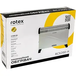 Конвекційний обігрівач Rotex RCX200-H [74604] - мініатюра 4