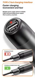 Портативний USB/бездротовий паяльний набір з регульованою температурою чорний - мініатюра 11