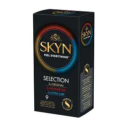 Презервативи SKYN Selection 9 шт – набір без латексу, з різними текстурами для нових відчуттів - мініатюра 2