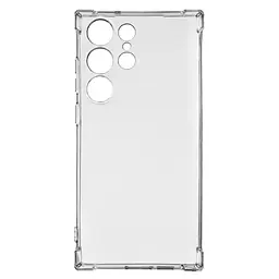 Прозрачный чехол для Samsung Galaxy S23 Ultra (SM-S918) с защитой камеры и усиленными бортами, тонкий, силиконовый, бесцветный, ударопрочный, противоударный бампер с закрытой камерой, ArmorStandart (ARM66399)