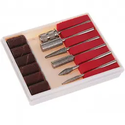 Фрезер для манікюру та педикюру Nail Polisher DM-211 (45000 об./хв) 30W КРАСНИЙ - мініатюра 2