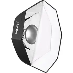 Спалах Neewer 23,6 у восьмикутному світловому коробі та Beauty Plate для фотостудії з Bowens Speedring для Bowens