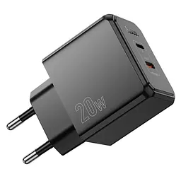 МЗП Hoco CS16A Wish PD20W (1USB-C/1L) Black - мініатюра 5