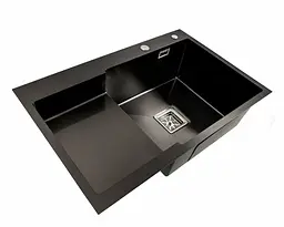 Кухонна мийка Platinum HANDMADE 78*50С R (SP000041298) - мініатюра 5